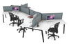 Quadro A Legs 6 Person 120 Degree Office Workstation - Thumbnail 13 