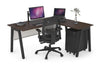 Quadro A Legs L-Shaped Corner Office Desk [1600L x 1700W] - Thumbnail 19 