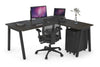 Quadro A Legs L-Shaped Corner Office Desk [1600L x 1800W with Cable Scallop] - Thumbnail 24 
