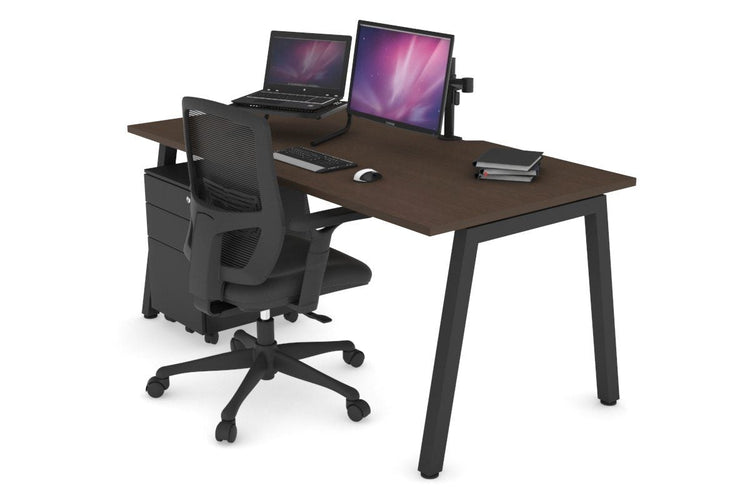 Quadro A Leg Office Desk [1600L x 800W with Cable Scallop] Jasonl 