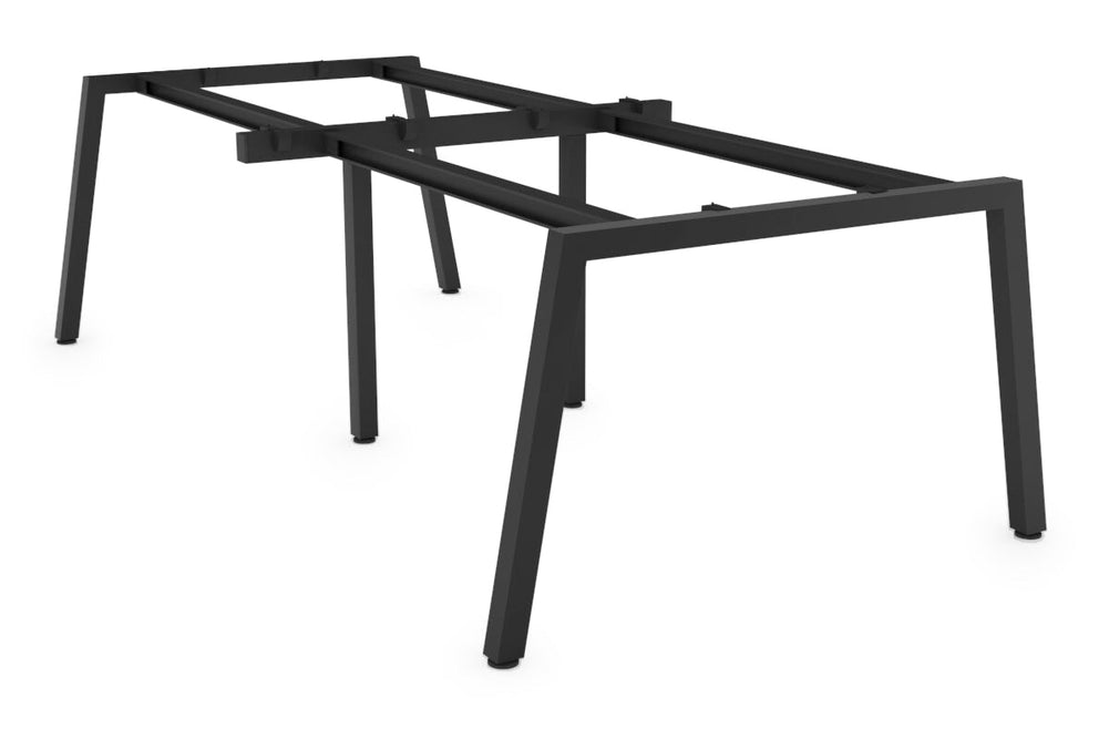 Quadro A Legs Table Frame [Black]-2400 x 1200  