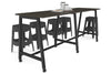 Quadro A Legs Large Counter Table [2400L x 700W] - Thumbnail 18 