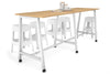 Quadro A Legs Large Counter Table [2400L x 700W] - Thumbnail 7 