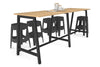 Quadro A Legs Large Counter Table [2400L x 700W] - Thumbnail 14 