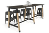 Quadro A Legs Large Counter Table - Wood Legs Cross Beam [2800L x 700W] - Thumbnail 19 