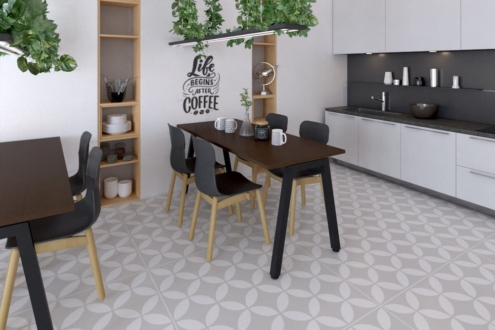 Quadro A Legs Table [1000L x 600W]-white leg dark oak 