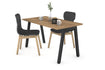 Quadro A Legs Table [1000L x 600W] Jasonl black leg salvage oak 