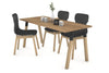 Quadro A Legs Table - Wood Legs Cross Beam [1200L x 800W] - Thumbnail 5 