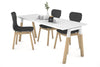 Quadro A Legs Table - Wood Legs Cross Beam [1800L x 800W] - Thumbnail 7 