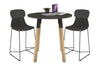 Quadro Counter Wood Legs Round Table [800 mm] - Thumbnail 16 