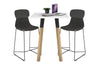 Quadro Counter Wood Legs Square Table [600L x 600W] - Thumbnail 4 