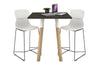 Quadro Counter Wood Legs Square Table [700L x 700W] - Thumbnail 8 