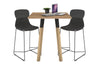 Quadro Counter Wood Legs Square Table [700L x 700W] - Thumbnail 14 