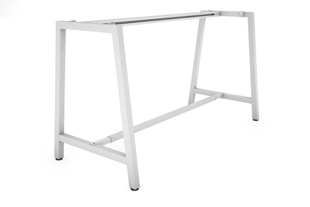 Quadro Dry Bar Table Frame A Legs [2000L x 700W]-white none 
