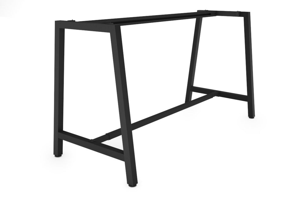Quadro Dry Bar Table Frame A Legs [2000L x 700W]-black none 