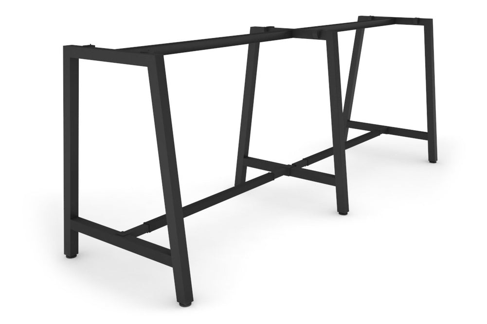 Quadro Dry Bar Table Frame A Legs [2400L x 1200W]-black none 