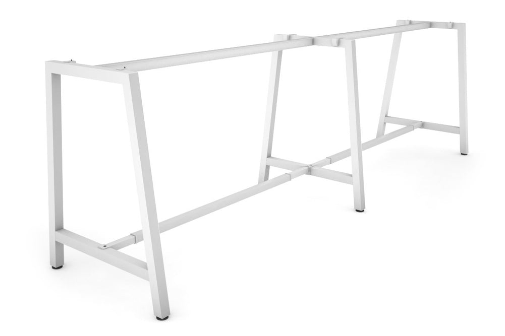Quadro Dry Bar Table Frame A Legs [3600L x 1200W]-white none 