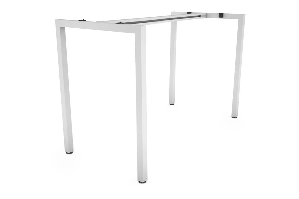 Quadro Dry Bar Table Frame Square Legs [1200L x 1200W]-white  