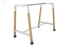 Quadro Dry Bar Table Frame Wood A Legs Cross Beam [1200L x 700W] - Thumbnail 3 