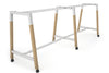 Quadro Dry Bar Table Frame Wood A Legs Cross Beam [3000L x 1200W] - Thumbnail 2 