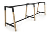 Quadro Dry Bar Table Frame Wood A Legs Cross Beam [3600L x 1200W] - Thumbnail 3 