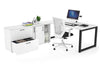 Quadro Loop Executive Setting - Black Frame [1800L x 800W with Cable Scallop] - Thumbnail 6 