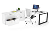 Quadro Loop Executive Setting - Black Frame [1800L x 800W with Cable Scallop] - Thumbnail 3 