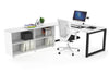 Quadro Loop Executive Setting - Black Frame [1800L x 800W with Cable Scallop] - Thumbnail 2 