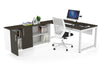 Quadro Loop Executive Setting - White Frame [1600L x 800W with Cable Scallop] - Thumbnail 46 