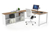Quadro Loop Executive Setting - White Frame [1600L x 800W with Cable Scallop] - Thumbnail 26 