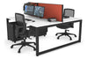Quadro Loop Legs 2 Person Office Workstation [1400L x 800W with Cable Scallop] - Thumbnail 48 