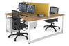 Quadro Loop Legs 2 Person Office Workstation [1600L x 800W with Cable Scallop] - Thumbnail 28 