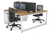 Quadro Loop Legs 2 Person Office Workstation [1600L x 800W with Cable Scallop] - Thumbnail 32 