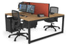 Quadro Loop Legs 2 Person Office Workstation [1600L x 800W with Cable Scallop] - Thumbnail 68 