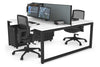 Quadro Loop Legs 2 Person Office Workstation [1600L x 800W with Cable Scallop] - Thumbnail 52 