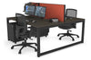 Quadro Loop Legs 2 Person Office Workstation [1600L x 800W with Cable Scallop] - Thumbnail 78 