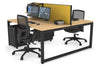 Quadro Loop Legs 2 Person Office Workstation [1600L x 800W with Cable Scallop] - Thumbnail 59 