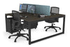 Quadro Loop Legs 2 Person Office Workstation [1600L x 800W with Cable Scallop] - Thumbnail 77 