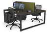 Quadro Loop Legs 2 Person Office Workstation [1600L x 800W with Cable Scallop] - Thumbnail 80 