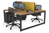 Quadro Loop Legs 2 Person Office Workstation [1800L x 800W with Cable Scallop] - Thumbnail 69 