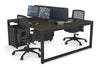 Quadro Loop Legs 2 Person Office Workstation [1800L x 800W with Cable Scallop] - Thumbnail 76 