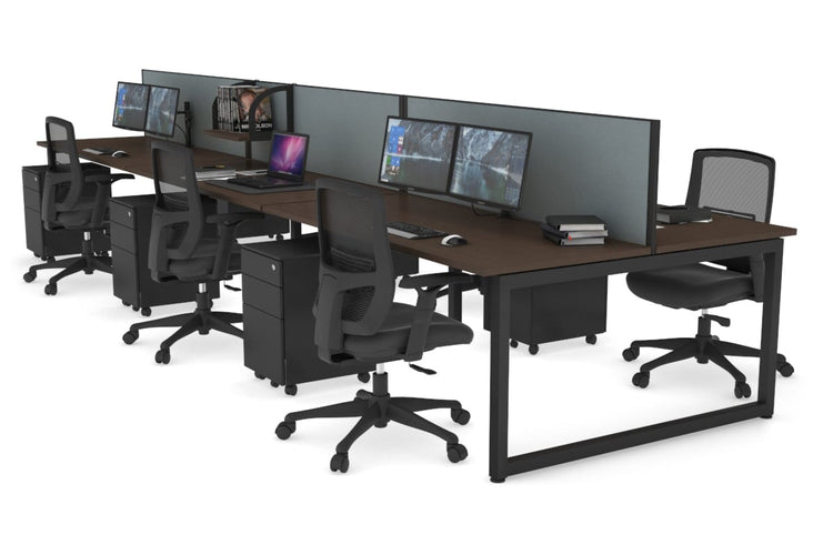 Quadro Loop Leg 6 Person Office Workstations [1600L x 700W] Jasonl 