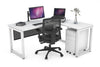 Quadro Loop Legs L-Shaped Corner Office Desk [1800L x 1450W] - Thumbnail 27 