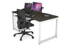 Quadro Loop Legs Office Desk [1600L x 800W with Cable Scallop] - Thumbnail 11 