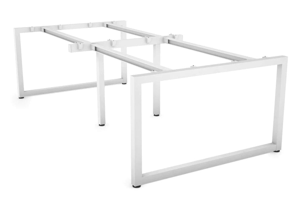 Quadro Loop Legs Table Frame [White]-2400x1200  