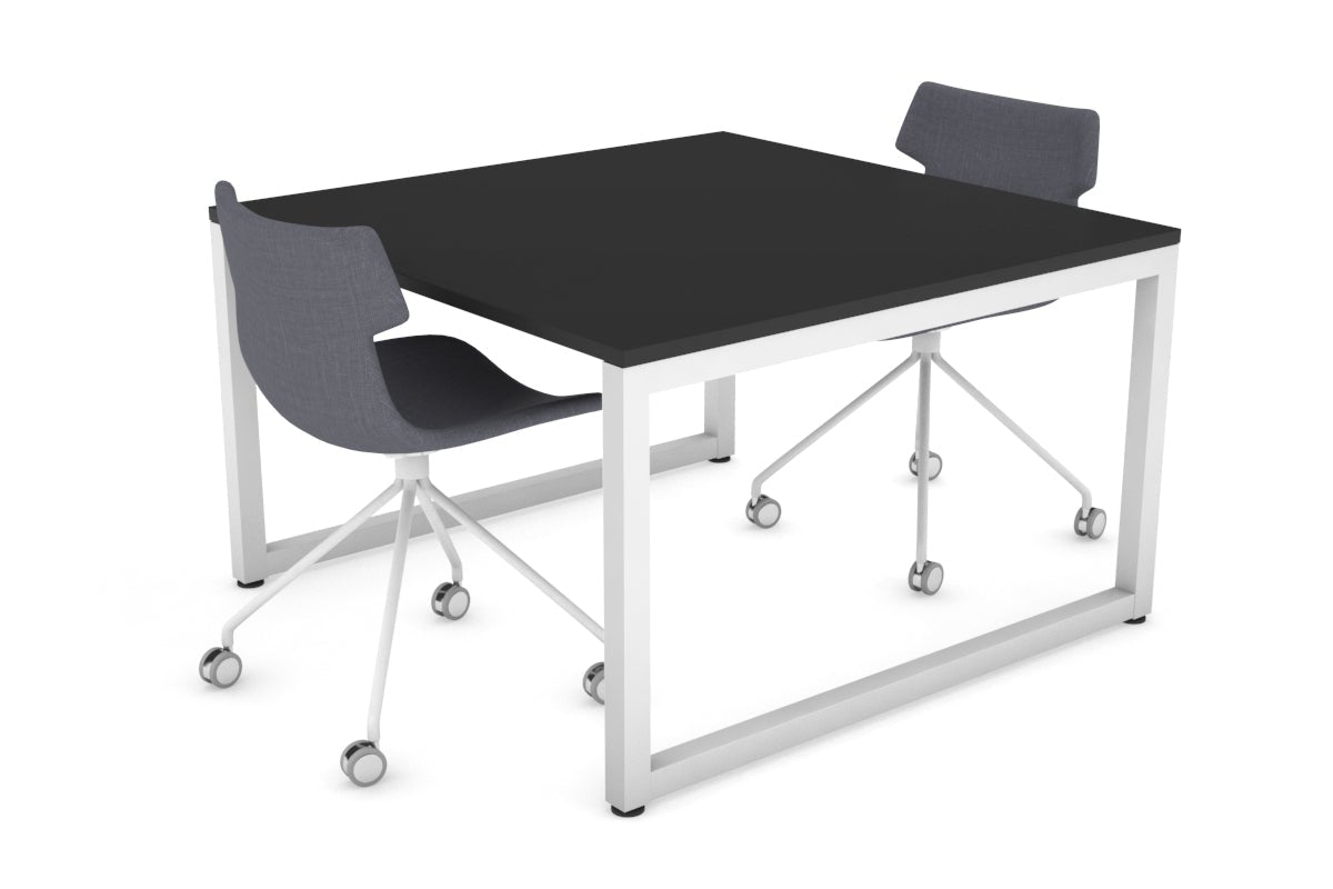 Quadro Loop Legs Modern Boardroom Table [1200L x 1200W] Jasonl white leg black 