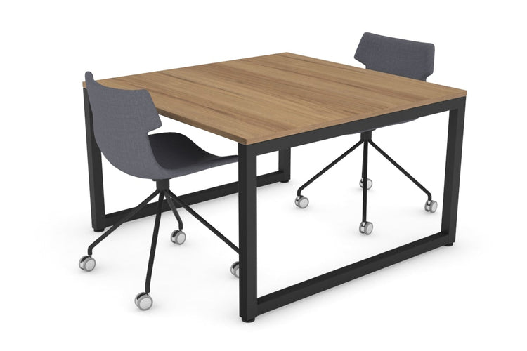Quadro Loop Legs Modern Boardroom Table [1200L x 1200W] Jasonl black leg salvage oak 