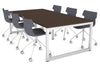 Quadro Loop Legs Modern Boardroom Table [2400L x 1200W] - Thumbnail 12 