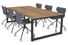  - Quadro Loop Leg Modern Boardroom Table [2400L x 1200W] - 1