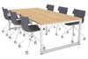 Quadro Loop Legs Modern Boardroom Table [2400L x 1200W] - Thumbnail 11 